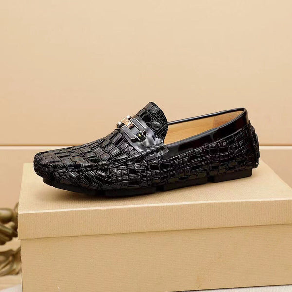 Luxury  Croc-Effect Men Loafers