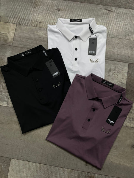 Solid Color Polo T-Shirt For Men