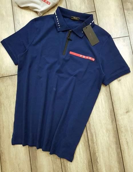 Technical piqué polo T-shirt