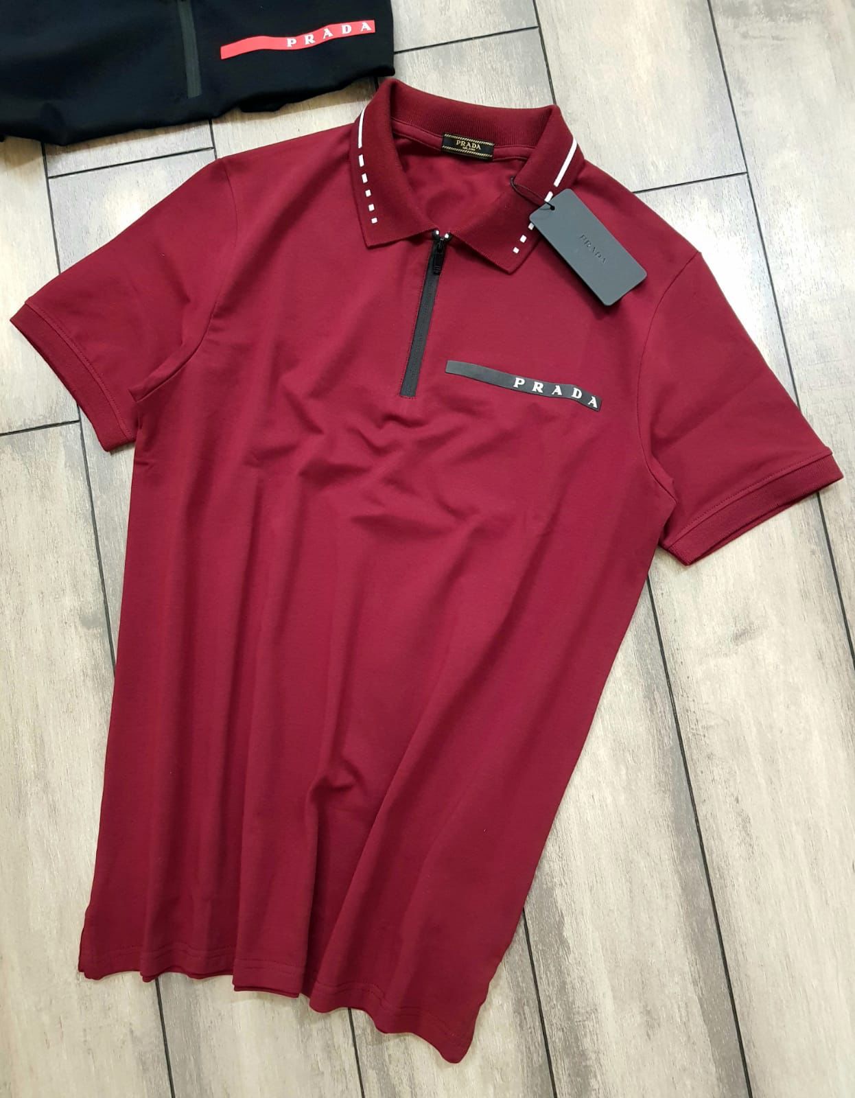 Technical piqué polo T-shirt