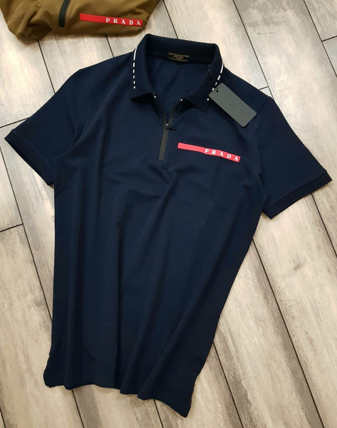 Technical piqué polo T-shirt