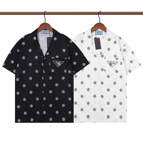 Polka Dot Short-Sleeve Shirt