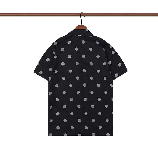 Polka Dot Short-Sleeve Shirt