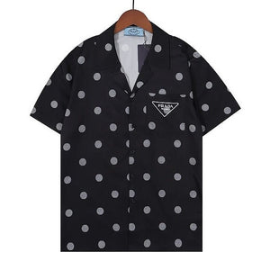 Polka Dot Short-Sleeve Shirt