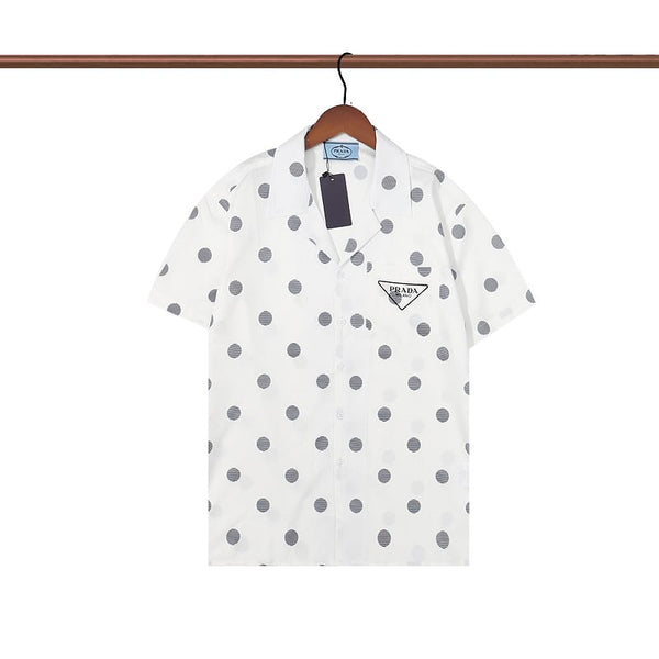 Polka Dot Short-Sleeve Shirt