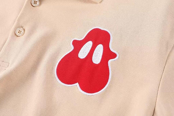 Monster Logo Patch Polo Shirt