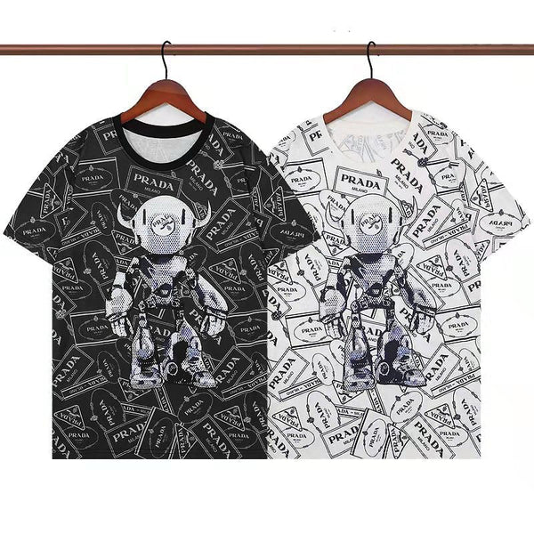 Printed Short Sleeves T-Shirt And Shorts