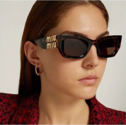 Logo-Plaque Sunglasses For Women