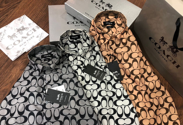 Luxury Brand Printed Shirt For Men