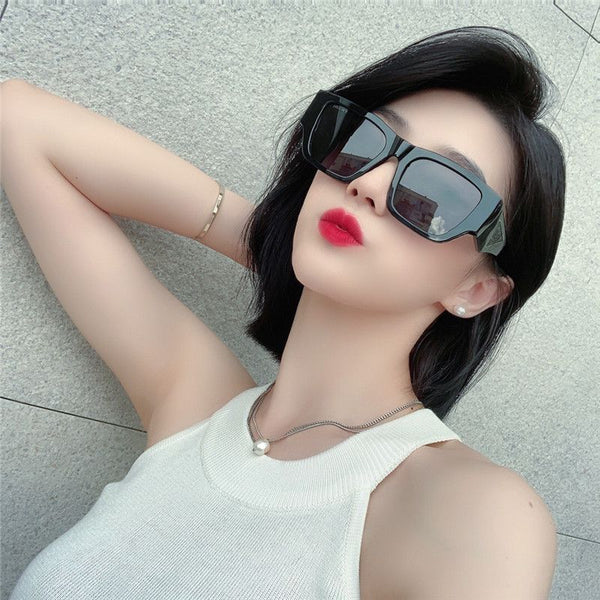 New Symbol Square Frame Sunglasses For Women