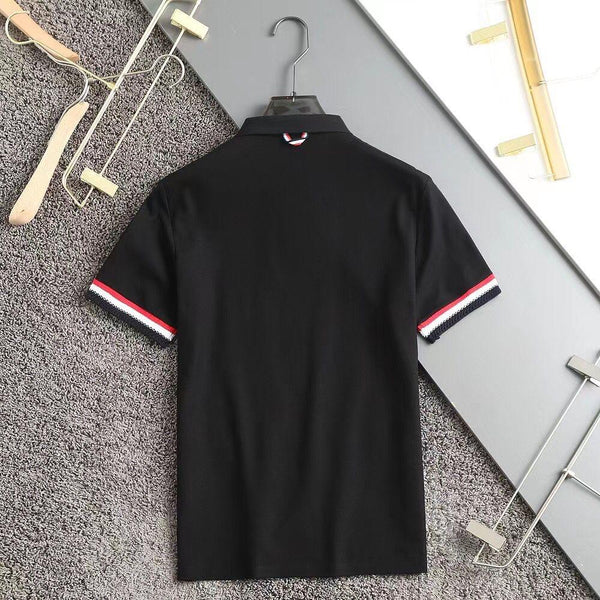 Tri-color Stripe sleeve Polo Tees