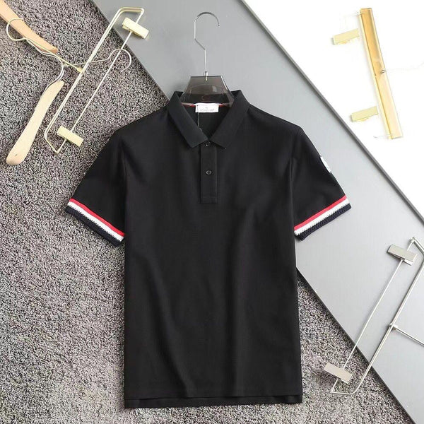 Tri-color Stripe sleeve Polo Tees