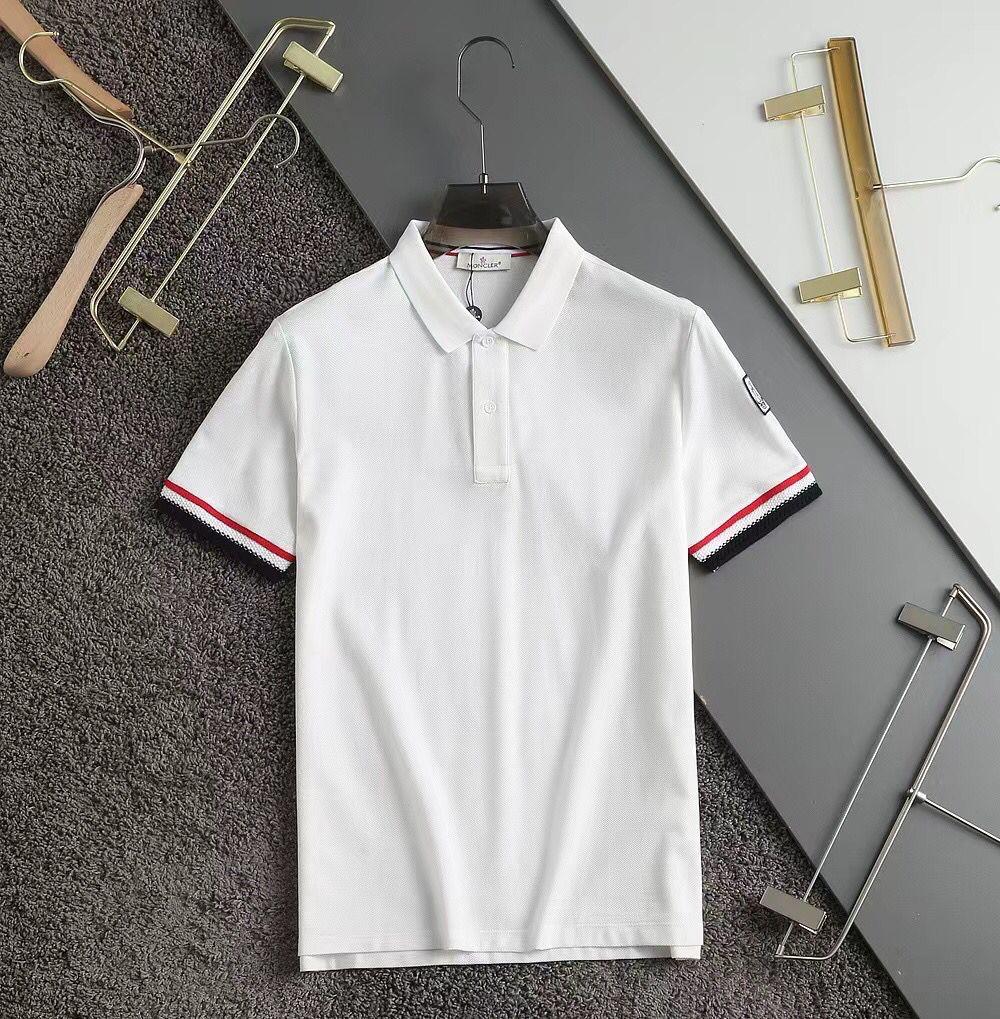 Tri-color Stripe sleeve Polo Tees