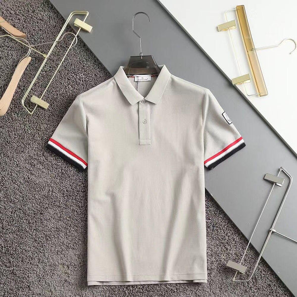 Tri-color Stripe sleeve Polo Tees