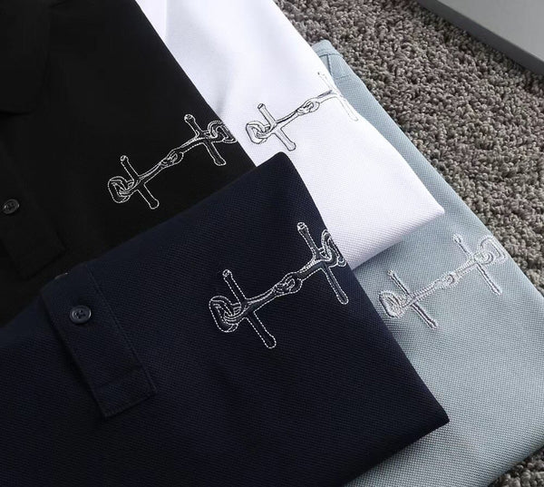 Classy Embroidered Initial Polo T-shirts