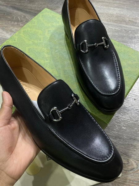 Formal Slip-On Black Leather Shoes