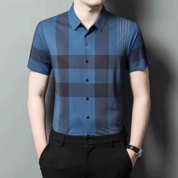 Luxury Fully Stretchable Short Sleeves Shirt