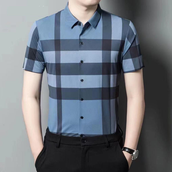 Short Sleeves Stretchable Formal Shirts