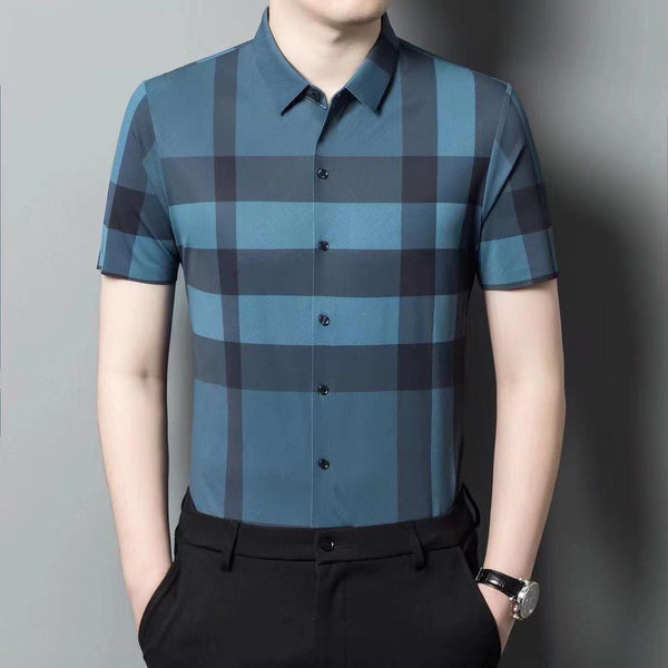 Short Sleeves Stretchable Formal Shirts