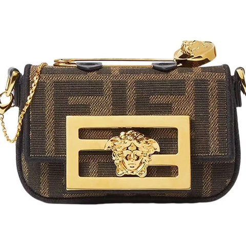 Golden Detailed Mini Bag