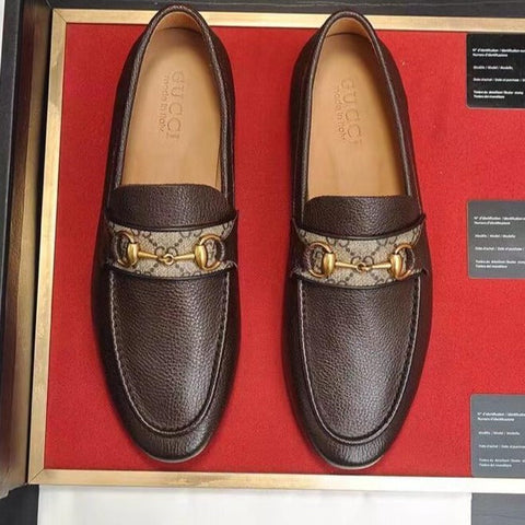 Metal Initial Loafers For Men