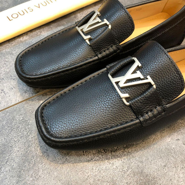 Leather Flat Loafers for Men