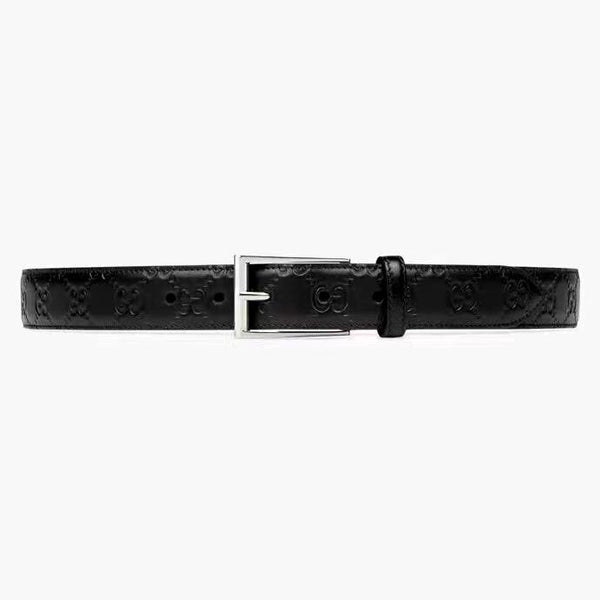 EMBOSSED STRAP BELT FOR MEN