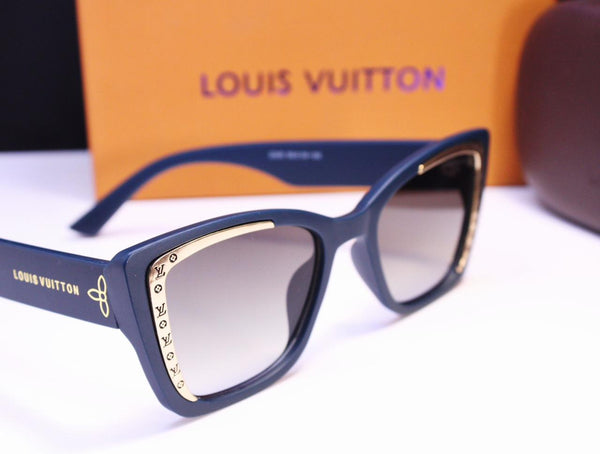 Large Golden Detailed Frame Sunglass