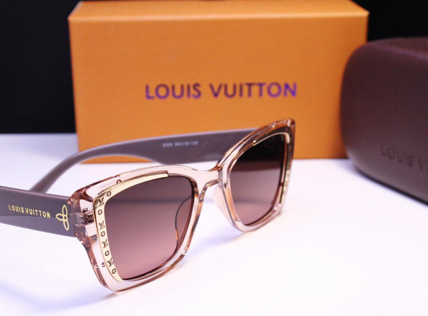 Large Golden Detailed Frame Sunglass