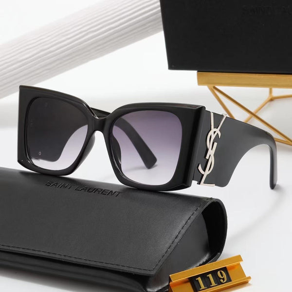 Luxurious Full Frame Initial On Arms Sunglasses