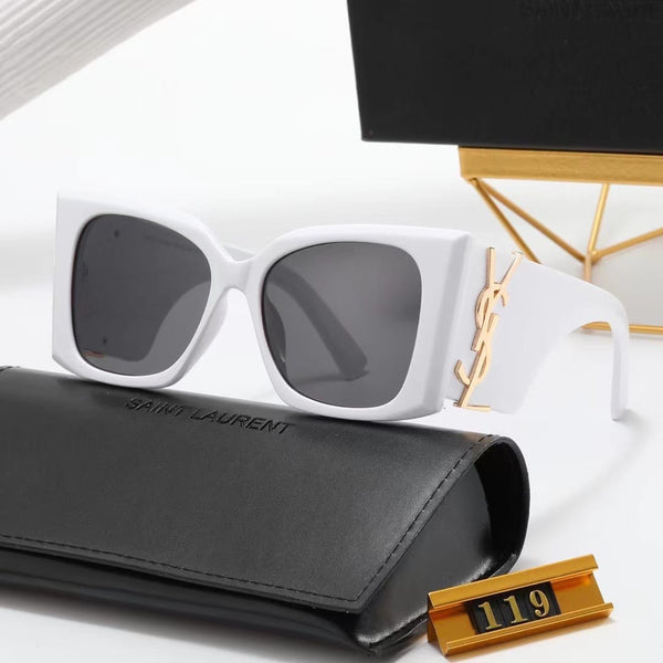 Luxurious Full Frame Initial On Arms Sunglasses