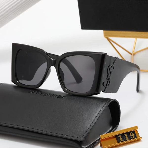 Luxurious Full Frame Initial On Arms Sunglasses