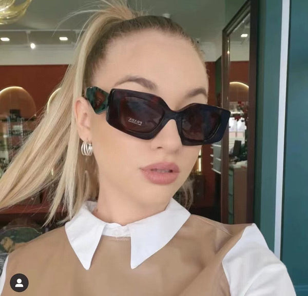 Colour-Block Sunglasses For Women