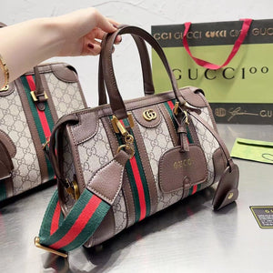 Designer Striped Women Handbag