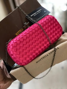 Quilted Pattern Clutch Handbag