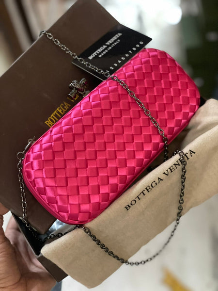 Quilted Pattern Clutch Handbag