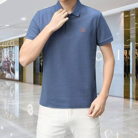 Classic collar Short Sleeves Premium T-Shirt