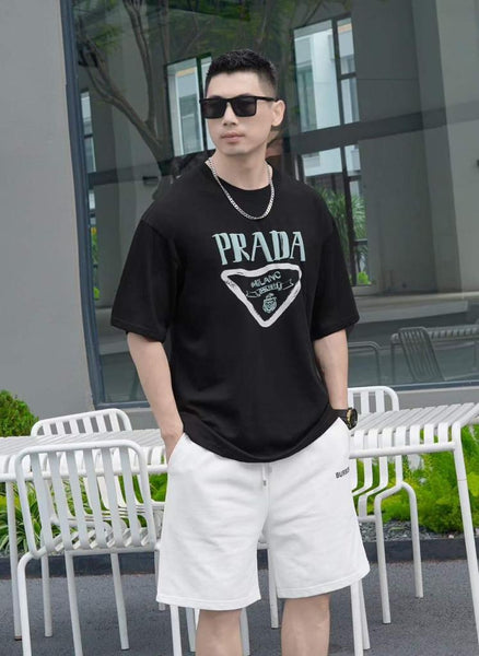 Round Neck Black Casual T-shirt