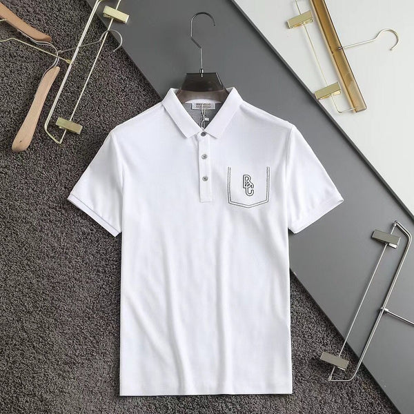 Short Sleeves Embroidered Pocket T-shirts