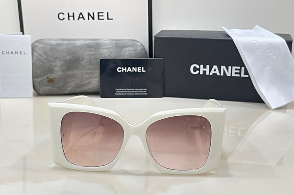 Women Square Large Double Frame Sunglasses