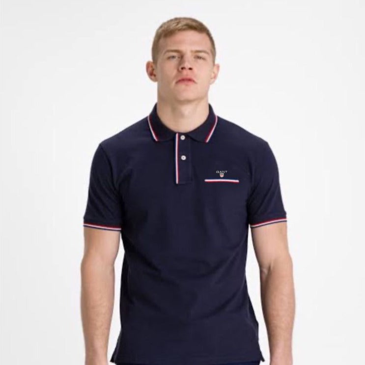 Premium Initial Logo Polo T-shirt