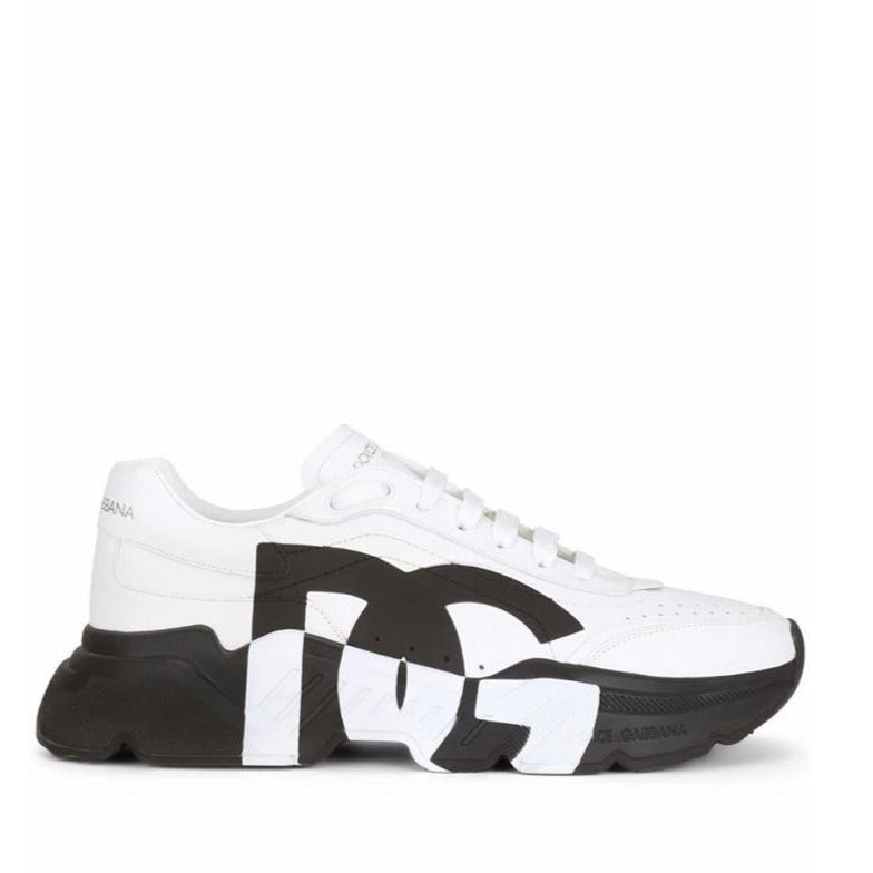 Logo-Print Lace-Up Sneakers