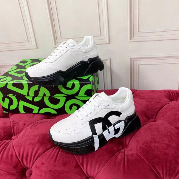 Logo-Print Lace-Up Sneakers