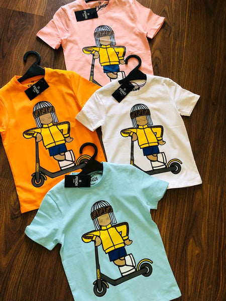 Latest Kid Cartoon character printed Tee