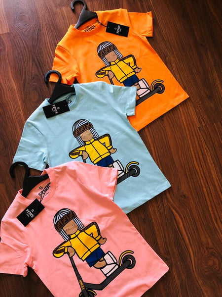 Latest Kid Cartoon character printed Tee