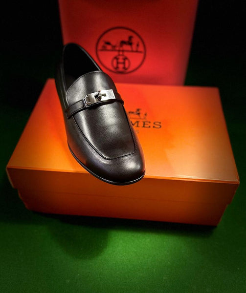 Classic Brand Initial Loafer For Men