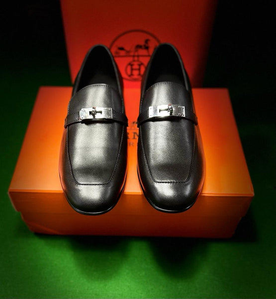 Classic Brand Initial Loafer For Men