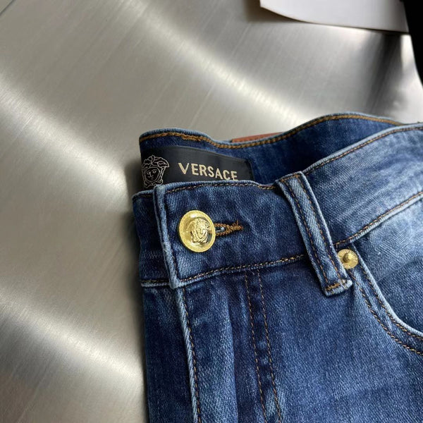 Initial Printed pockets Denim For Men.