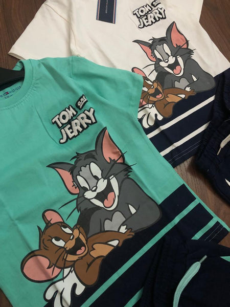 Tom And Jerry Print Cord Set For Kids