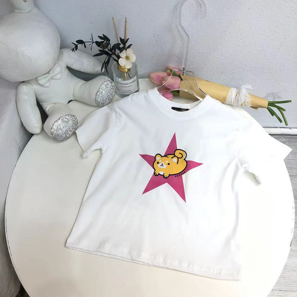 Luxury Logo Printed T-shirt For Kids